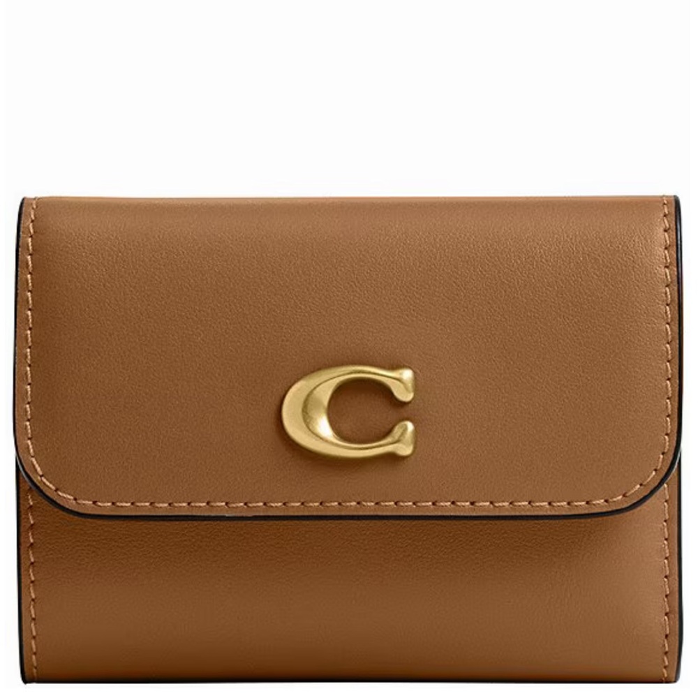 Coach Essential Card Holder Bifold Wallet Honey Brown